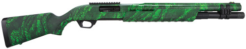 Remington 887 Nitro Mag Pump 12ga 18.5 3.5 6+1 Syn Stk ReaperZ Green