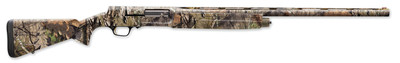A5 Camo 12 Gauge 3 Inch Chamber 26 Inch Barrel Fiber Optic Front Sight DS Choke Tubes Full Coverage Mossy Oak Break-Up Country Camouflage Finish