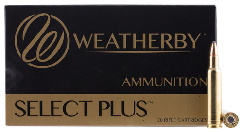 Weatherby H270130SP Select Plus  270 Weatherby Mag 130 GR Spire Point (SP) 20 Bx/