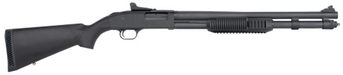 Mossberg 50670 590 Tactical Tri-Rail Blued Pump 12 Gauge 20 3 8+1 Black Fixed Synthetic Stock