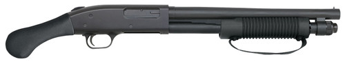 Mossberg 50659 590 Shockwave Blued Pump 12 Gauge 14 3 5+1 Black Fixed Raptor Synthetic Grip Stock