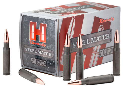Hornady 80926 Match 308 Win (7.62 NATO) Boat Tail Hollow Point 155 GR 50Box/10Cs
