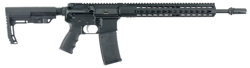 Bushmaster 90924 Minimalist-SD  Semi-Automatic 300 AAC Blackout 16 30+1 Black 6 Position MFT Minimalist Synthetic Stock Black Aluminum Receiver