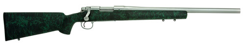 Remington Firearms 29663 700 5-R Bolt 308 Win/7.62 NATO 24 4+1 Black w/Green Webbing Fixed HS Precision w/Aluminum Bedding Synthetic Stock Stainless Steel Receiver