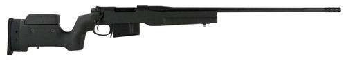 Weatherby MTCM338LR8B Mark V Tacmark Bolt 338 Lapua Mag 28 5+1 Black Fixed w/Adjustable Cheekpiece Synthetic Stock Black Steel Receiver