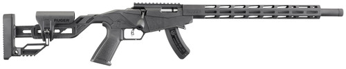 Ruger 8400 Precision Rimfire 22 LR 18 15+1 Adjustable Precision w/One-Piece Chassis Stock Black Hardcoat Anodized