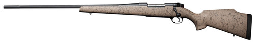 Weatherby MUTM653WL8B Mark V Ultra Lightweight LH Bolt 6.5x300 Weatherby Mag 28 3+1 Brown w/Black Webbing Fixed Monte Carlo w/Aluminum Bedding Synthetic Stock Black Steel Receiver