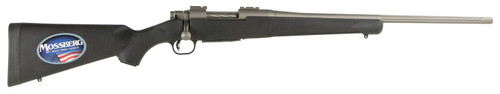 Mossberg 28005 Patriot  Bolt 243 Winchester 22 4+1 Black Fixed Synthetic Stock Stainless Steel Cerakote Receiver