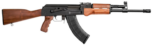 Century RI2880N C39V2 Tactical Semi-Automatic 7.62x39mm 16.5 30+1 Walnut Stk Black Nitride