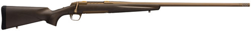 Browning 035443288 X-Bolt Pro Long Range 28 Nosler 3 26 Burnt Bronze Cerakote Fixed w/Textured Gripping Panels Stock Right Hand