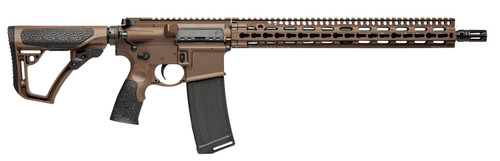 Daniel Defense 15116191047 DDM4 V11 Semi-Automatic 300 AAC Blackout 16 30+1 Mil-Spec Brown 6 Position w/SoftTouch Overmodling Stock Mil-Spec Brown Cerakote Aluminum Receiver