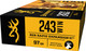 Browning Ammo B192102431 BXR  243 Winchester 97 GR Matrix Tip 20 Bx/ 10 Cs