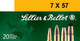 Sellier & Bellot SB757C Rifle  7x57mm Mauser 173 GR Soft Point Cut-Through Edge (SPCE) 20 Bx/ 20 Cs