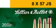 Sellier & Bellot SB857JSB Rifle  8x57mm JS 196 GR Soft Point Cut-Through Edge (SPCE) 20 Bx/ 20 Cs