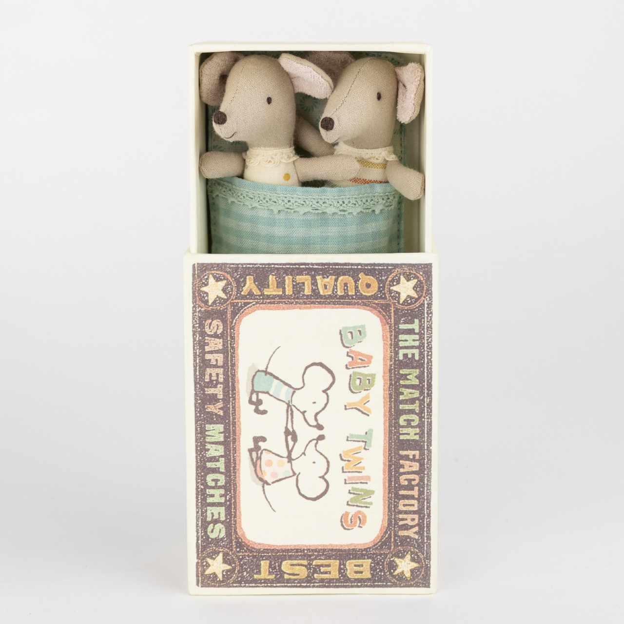 Maileg Mouse Baby Twins in a Box