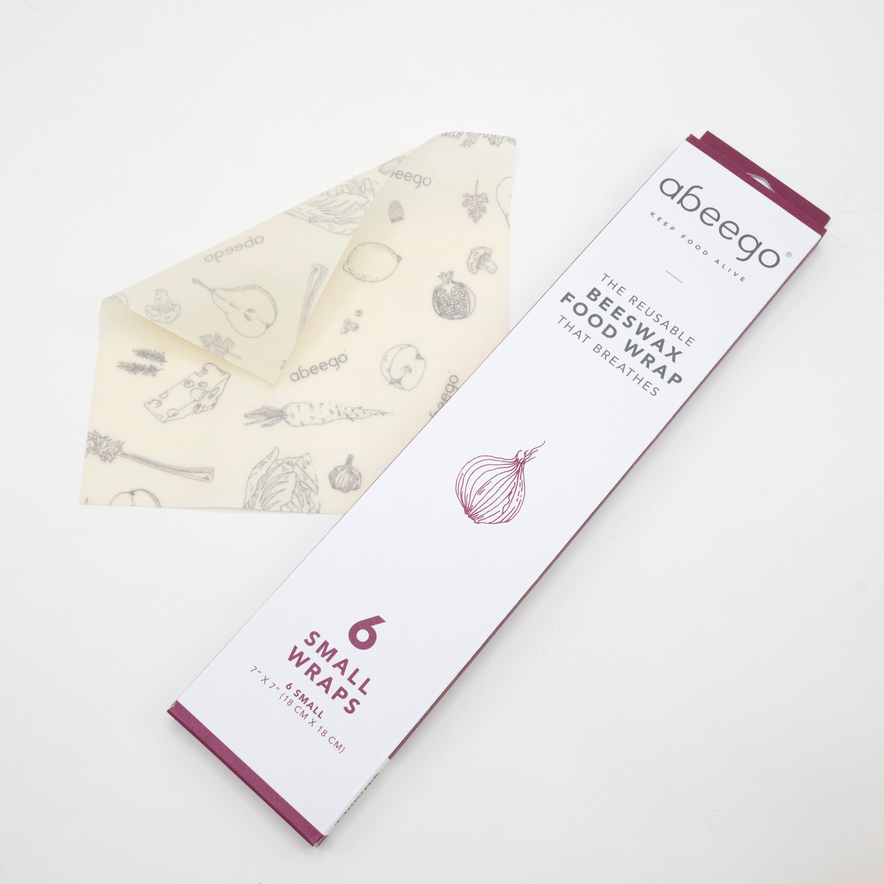 Abeego®, Reusable Beeswax Food Wrap