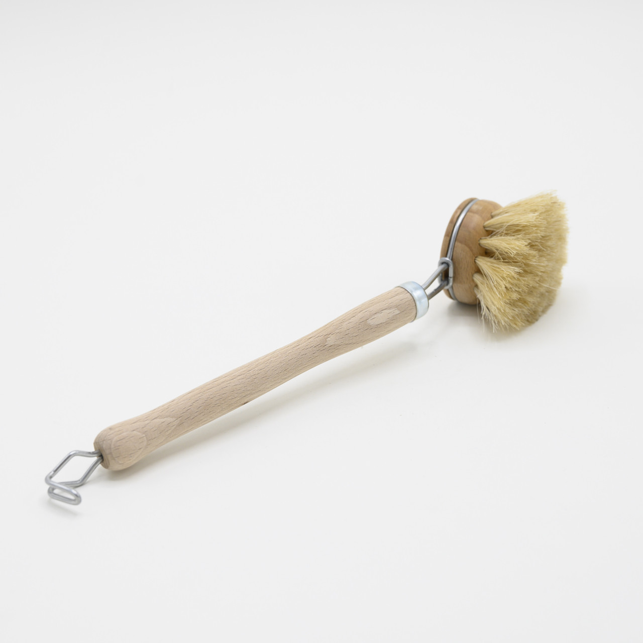 Horse Hair Plate Cleaning Brush with Handle (tooth brush style)