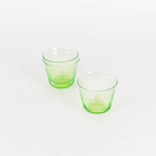 Green Crystal Glass Tumbler
