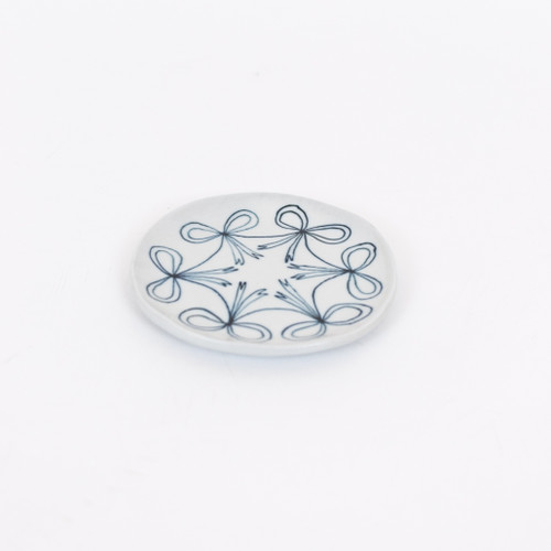 SDM Ceramics, Blue Ribbon Ring Dish