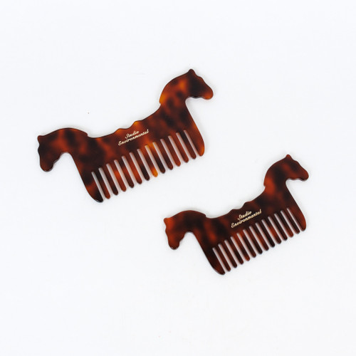 Horse Comb in Tortoise