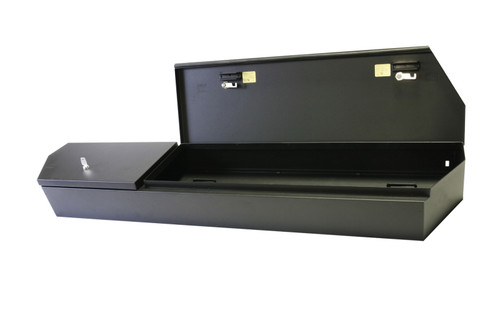 Tuffy 07-21 Toyota Tundra Double Cab Underseat Lockbox W/ Keyed Lock
