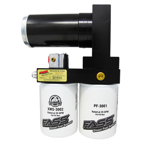 FASS 01-16 GM 2500/3500 Duramax 250gph/8-10psi Titanium Fuel Air Separation System TS C10 250G