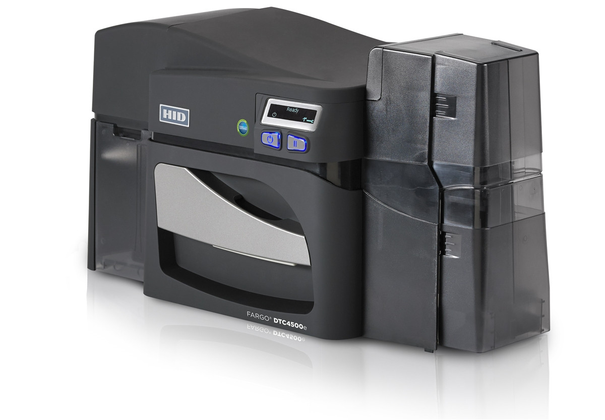 Fargo DTC4500e Dual-Sided ID Card Printer With Lamination