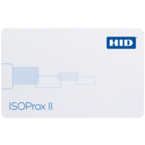 HID ISOProx II Graphics Quality PVC, Proximity Access Card - 1386 / 1586 (Qty. 100)