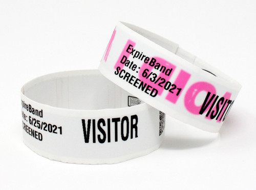 ExpireBand™ Thermal Visitor Wristband (Box of 400)