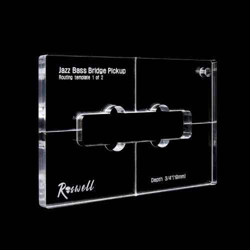 Pickup Routing Template - Jazz Bass Bridge