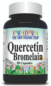 BUY 1 GET 2 FREE Quercetin & Bromelain 500mg 90 or 180 Capsules
