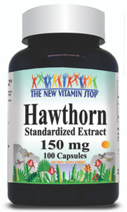 BUY 1 GET 2 FREE Hawthorn Standardized Extract 150mg 100 Capsules