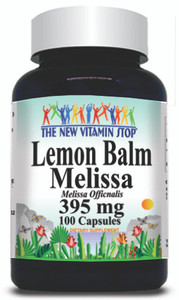 BUY 1 GET 2 FREE Lemon Balm (Melissa) 395mg 100 Capsules
