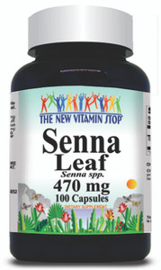 BUY 1 GET 2 FREE Senna Leaf 470mg 100 Capsules