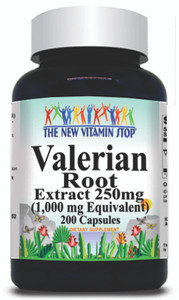BUY 1 GET 2 FREE Valerian Root Extract Equivalent 1000mg 200 Capsules
