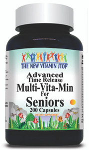 BUY 1 GET 2 FREE Advanced Multi-Vit-Min Seniors Time Release 200 Capsules
