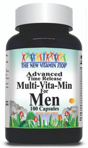 BUY 1 GET 2 FREE Advanced Multi-Vita-Min for Men Time Release 100 or 200 Capsules