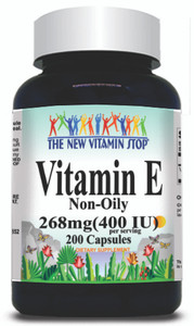 BUY 1 GET 2 FREE Vitamin E (Non-Oily) 268mg(400 IU) 200 Capsules