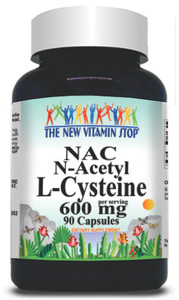 BUY 1 GET 2 FREE N-Acetyl Cysteine (NAC) Free Form 600mg 90 or 180 Capsules