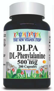 BUY 1 GET 2 FREE DL-Phenylalanine Free Form 500mg 200 Capsules
