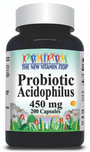 BUY 1 GET 2 FREE Probiotic Acidophilus (Keep Refrigerated) 450mg 200 Capsules