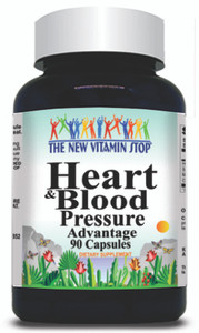 BUY 1 GET 2 FREE Heart and Blood Pressure Advantage 900mg 90 Capsules