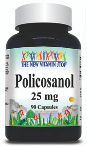 BUY 1 GET 2 FREE Policosanol 25mg 90 or 180 Capsules