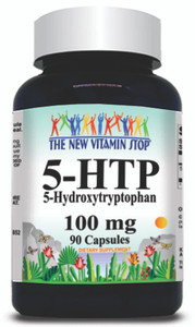 BUY 1 GET 2 FREE 5-HTP 100mg 90 or 180 Capsules