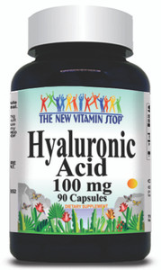 Hyaluronic Acid 100mg 90 or 180 Capsules