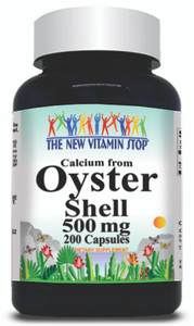 BUY 1 GET 2 FREE Oyster Shell 500mg 200 Capsules