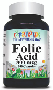 BUY 1 GET 2 FREE Folic Acid 800mcg 200 Capsules