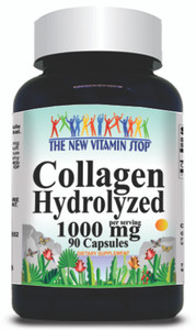 BUY 1 GET 2 FREE Collagen Hydrolyzed 1000mg 90 or 180 Capsules