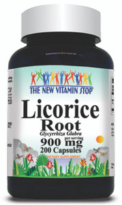 BUY 1 GET 2 FREE Licorice Root 900mg 200 Capsules