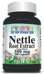 BUY 1 GET 2 FREE Nettle Root Extract 300mg 200 Capsules